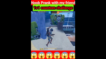 Free Fire Short Video😈 Noob prank with my friend 1v1 coustom challenge 😆🤫😆 #sorts #sorts #freefire