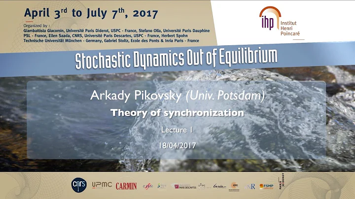 Theory of synchronization - Lecture 1