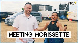 Find out how Morissette scored at "guess the artist" game