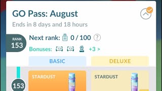 Pokémon GO - GO Pass: August
