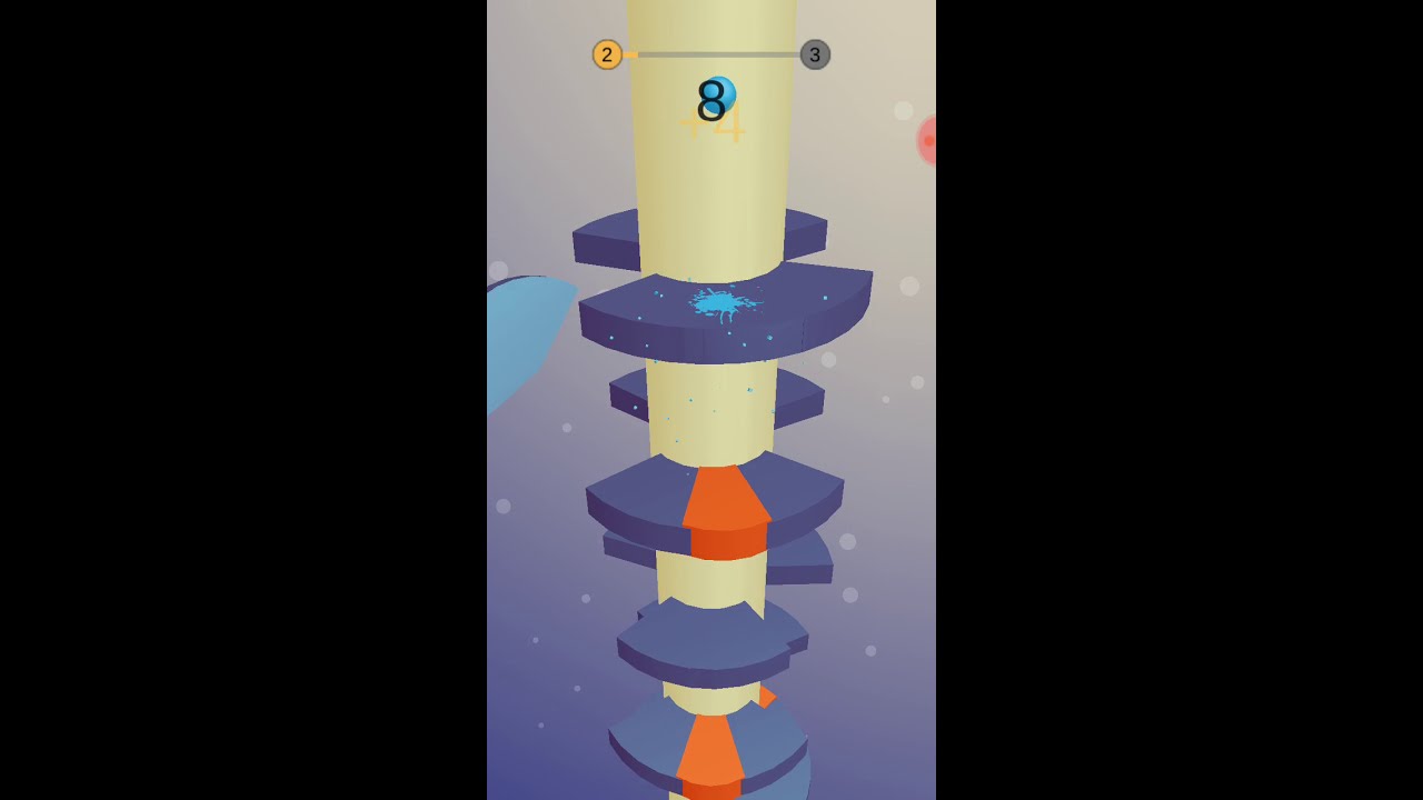 играю в игру "Helix Jump" YouTube