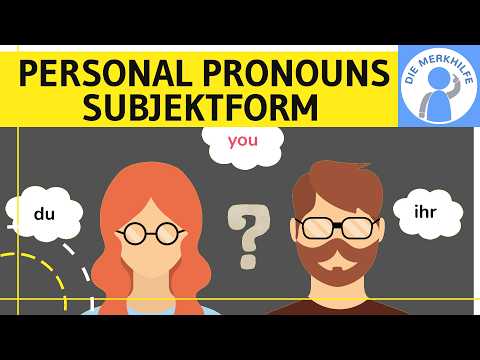 Personal pronouns - Subject form / Subject pronouns in English - Pronouns thumbnail