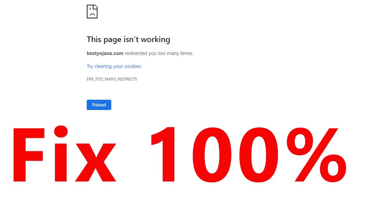 Update This Page isn’t Working || TOO_MANY_REDIRECTS Error Fix || How to fix any error in WordPress