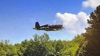 Remote Control Warbirds over Delaware Corsair FlyBy and Landing July-11-2025
