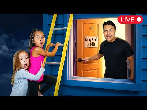 OUR DAUGHTERS SNEAK OUT OF THE HOUSE! *IRL STREAM*