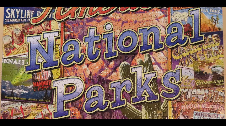 Timelapse and review "American National Parks" 1000 Pieces  Jigsaw Puzzle #Masterpieces