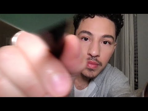 😌 ASMR Up-Close Face Brushing for a Tingly, Relaxing Sleep 💤✨ | ASMR Visuals