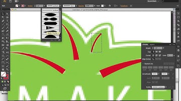 Adobe Illustrator: Creating variable width strokes using the Width Tool and Artistic Brushes