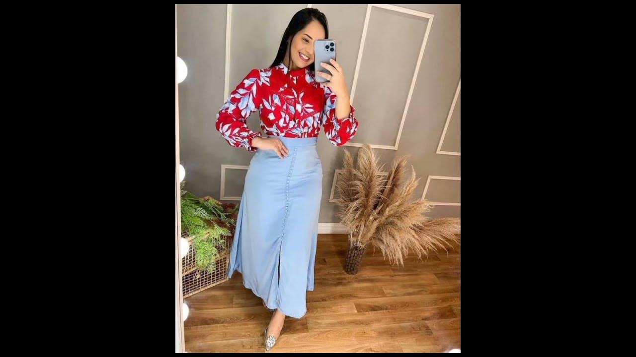 Summer Maxi Skirts and Blouses Designs For Women 2023 / Long Skirts And