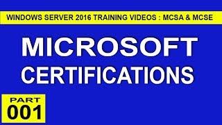 001 - MCSA - Topic: Microsoft certification courses Windows Server - 2016 Tutorial For Beginners : screenshot 5