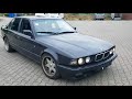 BMW E32 740i M60B40 V8 muffler delete 0-100 Test Drive - Mafia Car