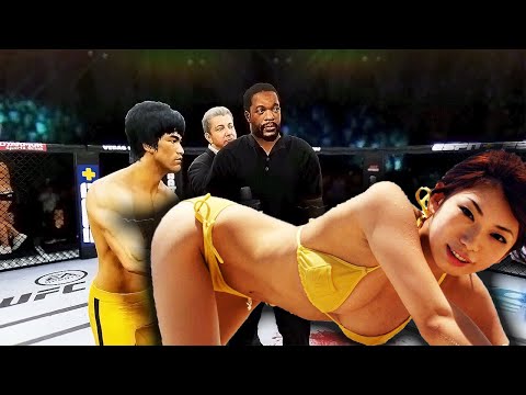 UFC 4 | Bruce Lee vs. HOT ASIAN GIRL (EA Sports UFC 4)
