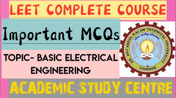 LEET IMPORTANT MCQS ||leet Important objective||  LEET COMPLETE COURSE || ACADEMIC STUDY CENTRE ||