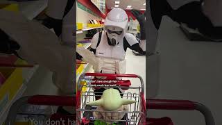 Trooper Mom and Grogu go Back to School Shopping