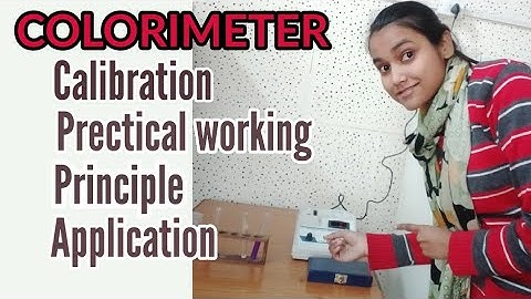 Colorimeter | Working of Colorimeter | Principle of Colorimeter | Application of Colorimeter | Hindi