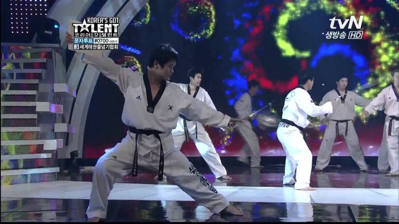 Korea's Got Talent 2nd Week Semifinal ,Taekwondo Rope Skiping