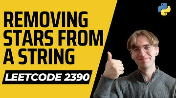 Removing Stars From a String - LeetCode 2390 - Python Solution