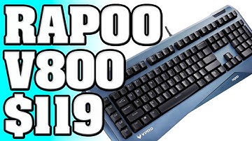 Rapoo V800 Mechanical Gaming Keyboard at $119