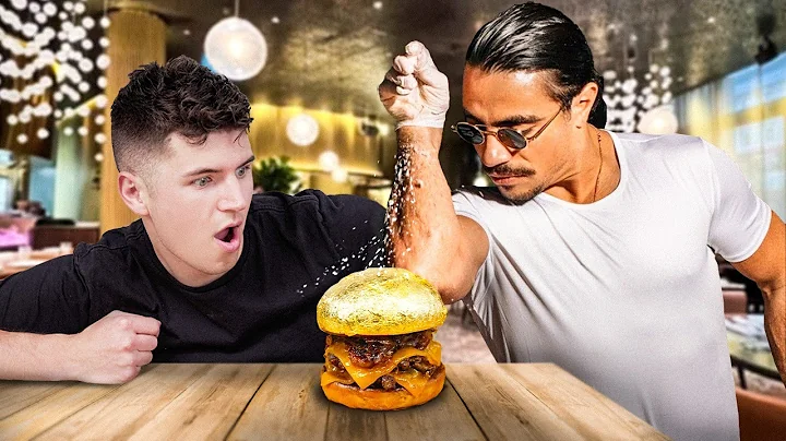 Challenging Salt Baes $300 Gold Wagyu Burger