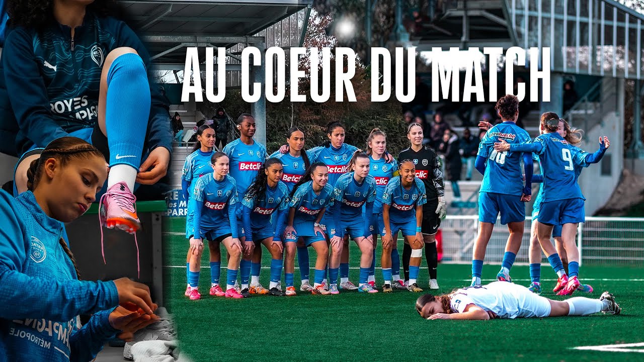 Au coeur du vestiaire de l’ESTAC Troyes en 16e de finale de Coupe de France Féminine