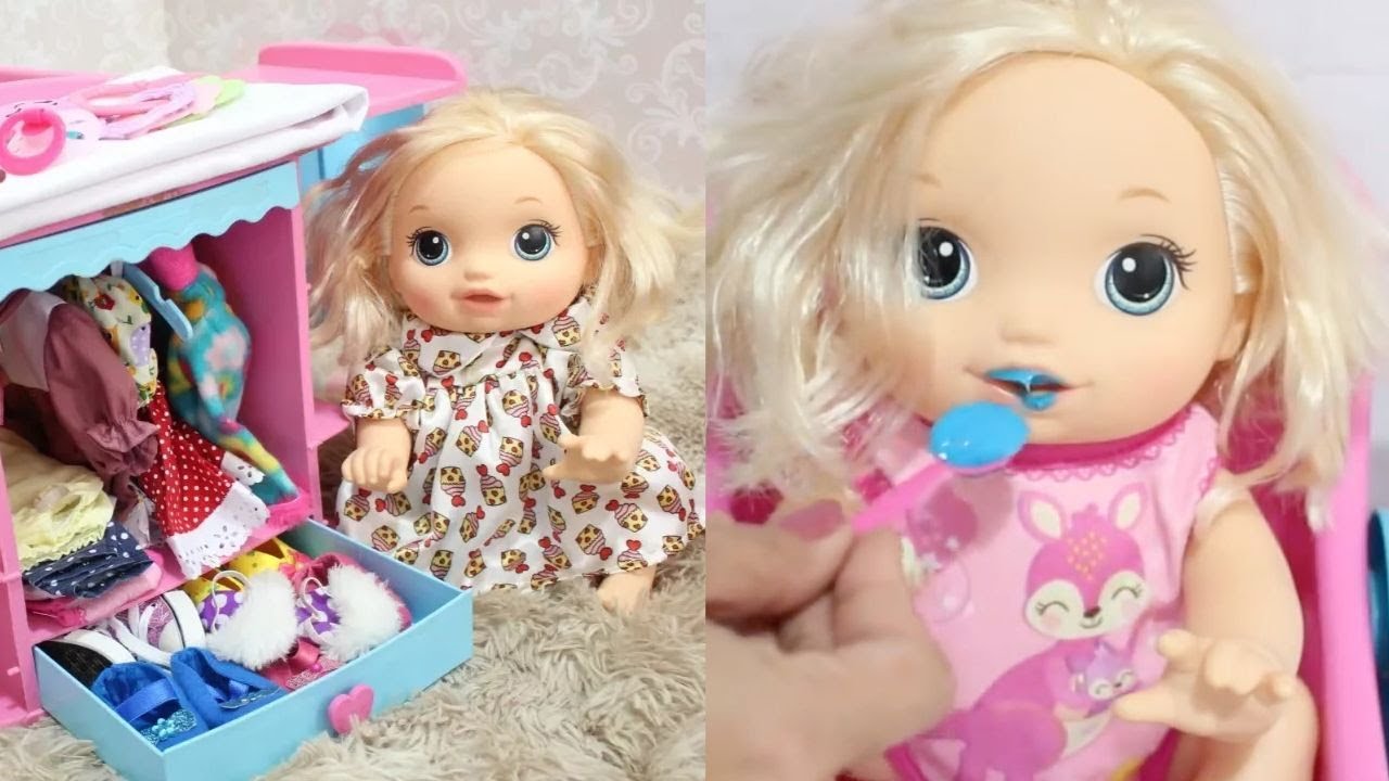 AS ROTINAS DIVERTIDAS DA MINHA BONECA BABY ALIVE BEBÊ NINA - YouTube