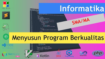 Kualitas Program (bagian 1) || Penyusunan Program || Informatika Kelas XII
