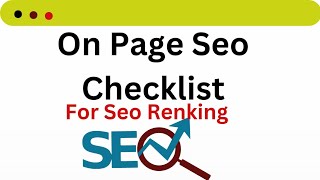 Master the On-Page SEO Checklist 2023: Boost Your Website's Visibility and Rankings!