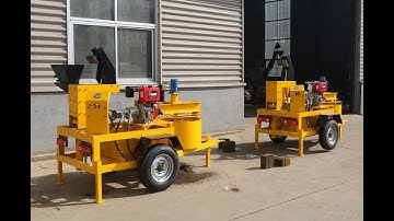 hydraform interlocking compressed earth block brick making machine