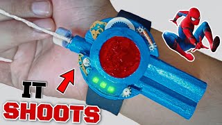 REAL Spiderman Webshooter That SHOOTS! Amazing Spider-man Working Webshooter || How to Make