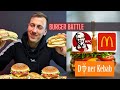 БИТВА САМЫХ ПОПУЛЯРНЫХ БУРГЕРОВ! БИГ ТЕЙСТИ из McDonalds/ ШЕФБУРГЕР из KFC/ ДАБЛЧИЗ из DONER