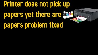 HP Deskjet 1050, 2050 printers - 'Out of Paper' displays, printer does not pick paper