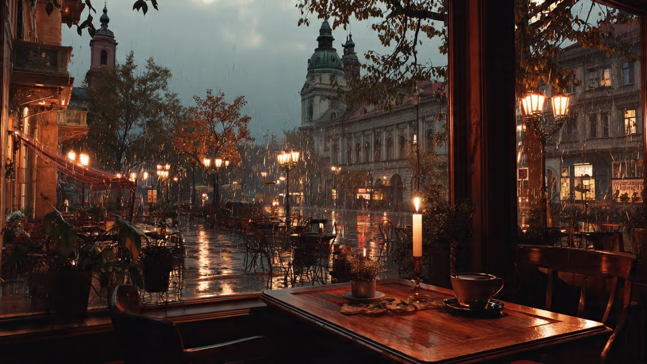 Best Relaxing Jazz Cafe Music Mix for Study & Work - Live Stream 24/7