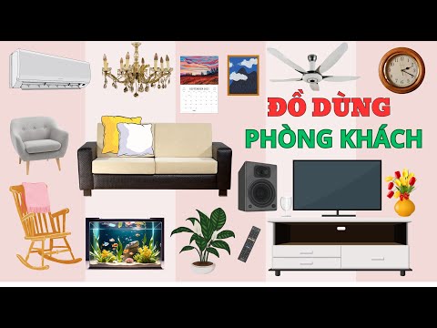 Dạy bé học nói các đồ vật trong nhà .Đồ dùng phòng khách