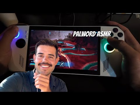 ASMR Palworld on a Handheld PC Controller Sounds (ASUS ROG ALLY Z1 Extreme )