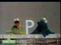 Sesame Street Kermit Shows The Letter B To Cookie Monster Sesame Street Kermit Shows The Letter B To Cookie Monster
