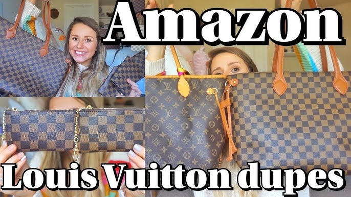 louis vuitton dupe bag vs my real deal @Louis Vuitton makeup c