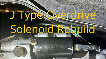 J-Type Overdrive Solenoid Rebuild (Triumph TR6 here)