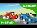 Tinys victory  race car  car stories  pinkfong story time for children