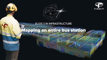 Mapping an entire bus station with the Elios 3 - Drone for Infrastructure Inspections