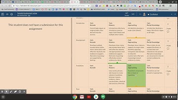 Assignment setup and grading in learning Mastery Gradebook - Edited
