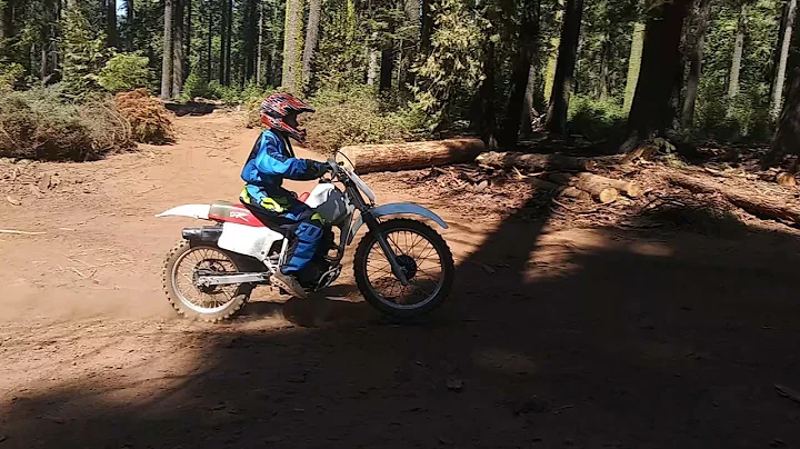 My Honda XR200R first ride!!