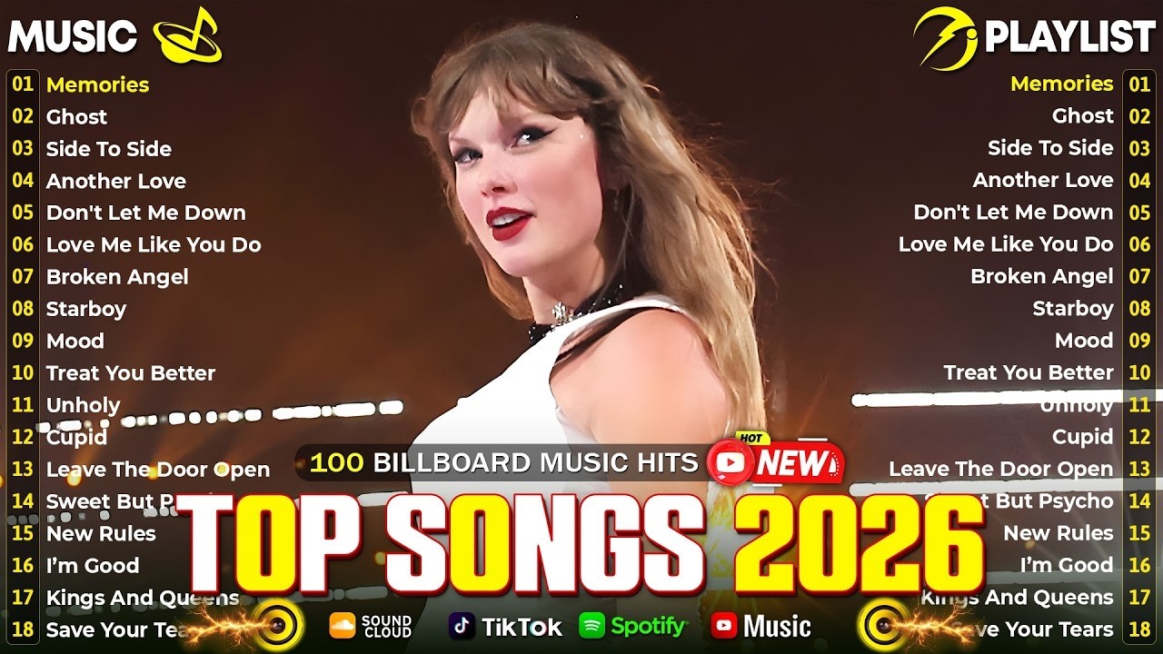 Billboard Top 50 This Week 🍍 Billie Eilish, Justin Bieber, Ed Sheeran, Rihanna, Maroon 5, Dua Lipa