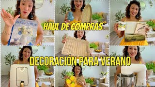 DECORACION DE VERANO /HAUL DE COMPRAS PARA MI HOGAR VERANO😎 2024