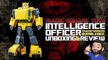 Magic Square Intelligence Officer MS-B21EX Bumblebee - A Transformer Review of Tiny Proportions