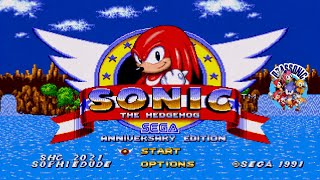 Sonic The Hedgehog Anniversary Edition & Knuckles • Sonic Classic Hack 