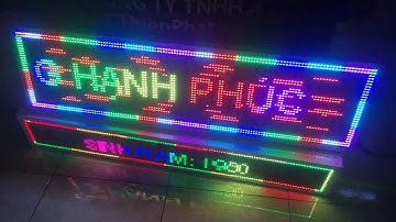 Bảng Đèn led ma trận Led full mầu giá rẻ.