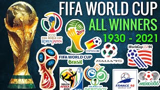 FIFA World Cup - List Winners 1930 - 2021