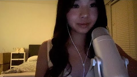 first asmr video | whisper ramble, tapping, trigger assortment