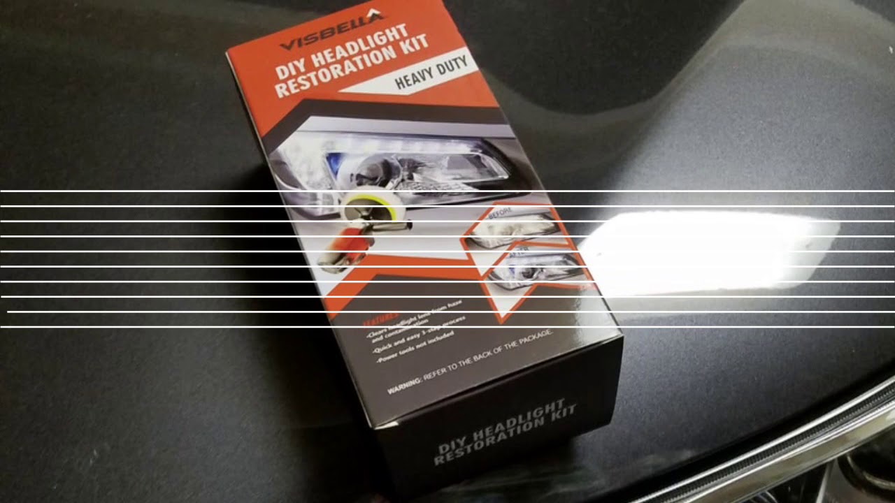 Visbella DIY headlight restoration kit YouTube