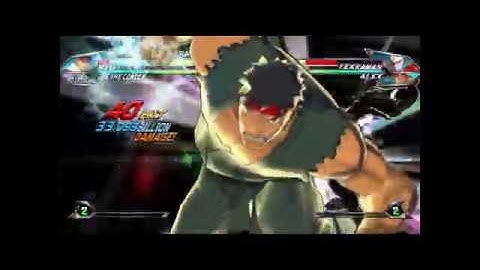 Tatsunoko vs capcom uas ryu/joe the condor